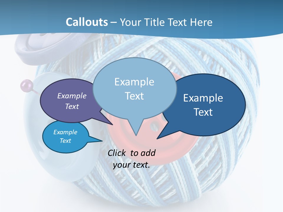 Wool Ball PowerPoint Template