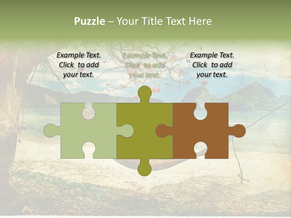 Tropical Scene PowerPoint Template