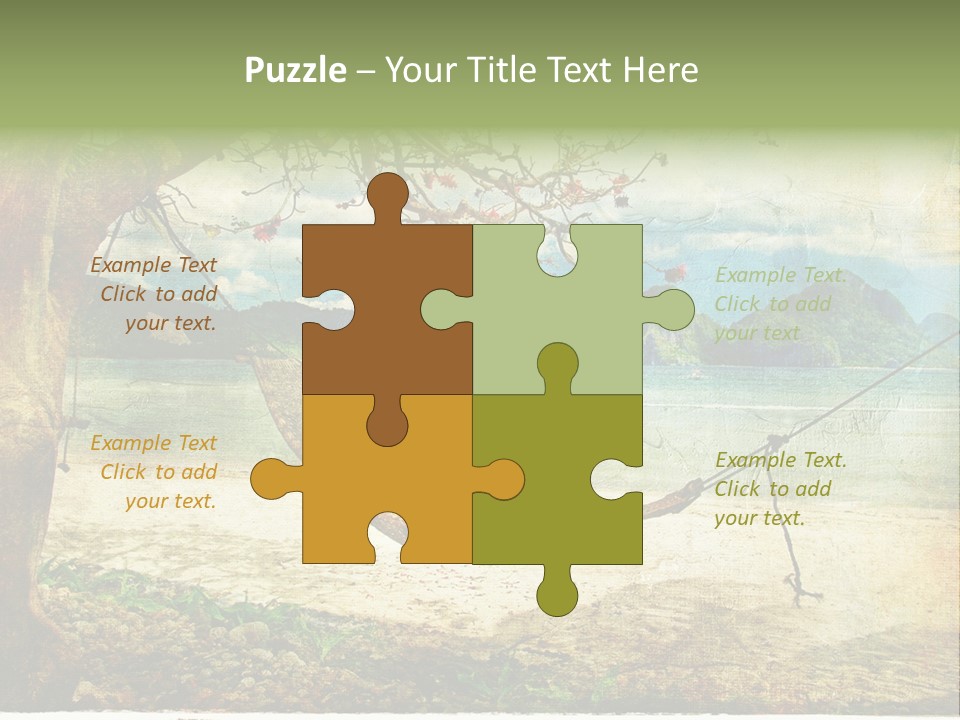 Tropical Scene PowerPoint Template