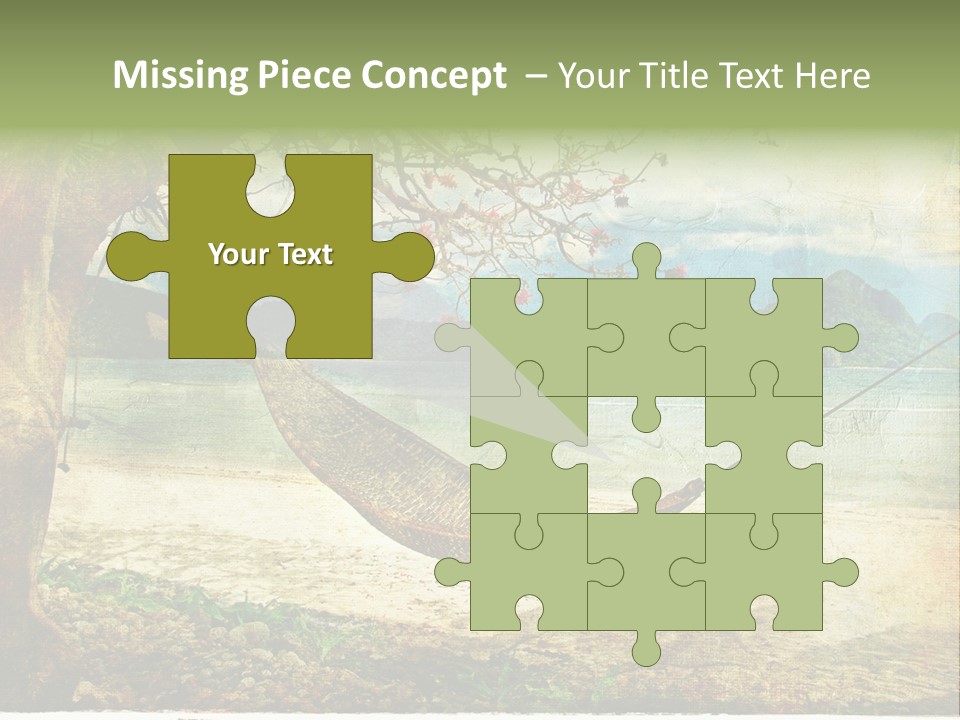 Tropical Scene PowerPoint Template