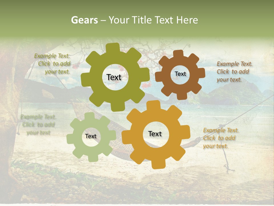 Tropical Scene PowerPoint Template