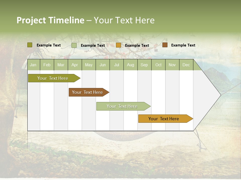 Tropical Scene PowerPoint Template