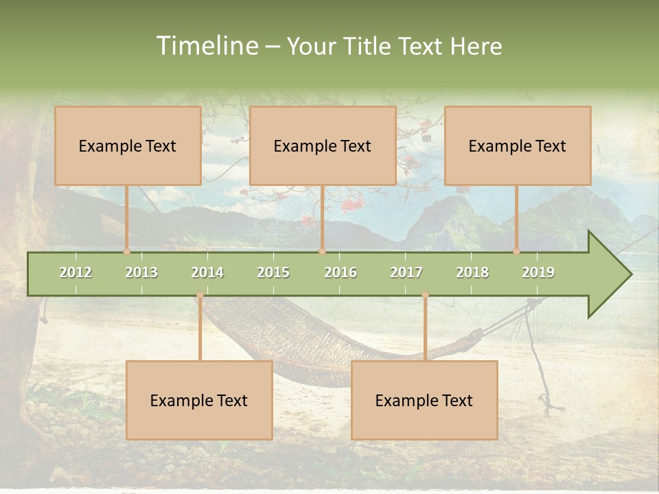 Tropical Scene PowerPoint Template
