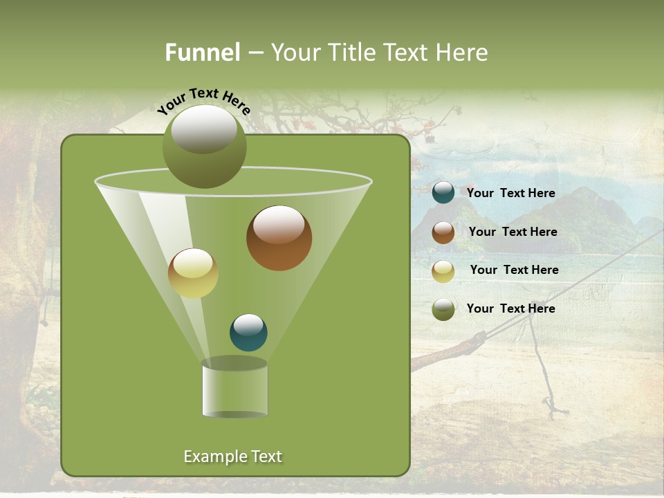 Tropical Scene PowerPoint Template