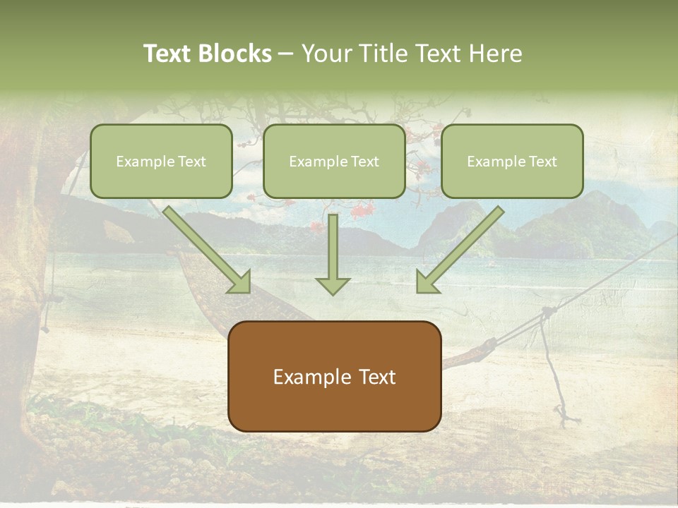 Tropical Scene PowerPoint Template