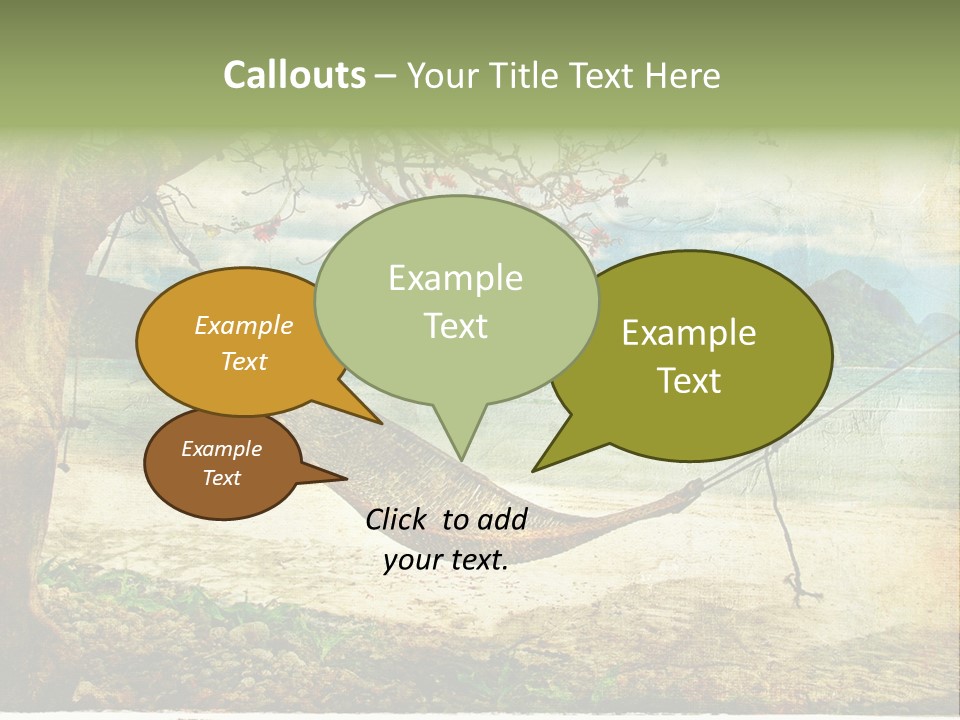 Tropical Scene PowerPoint Template