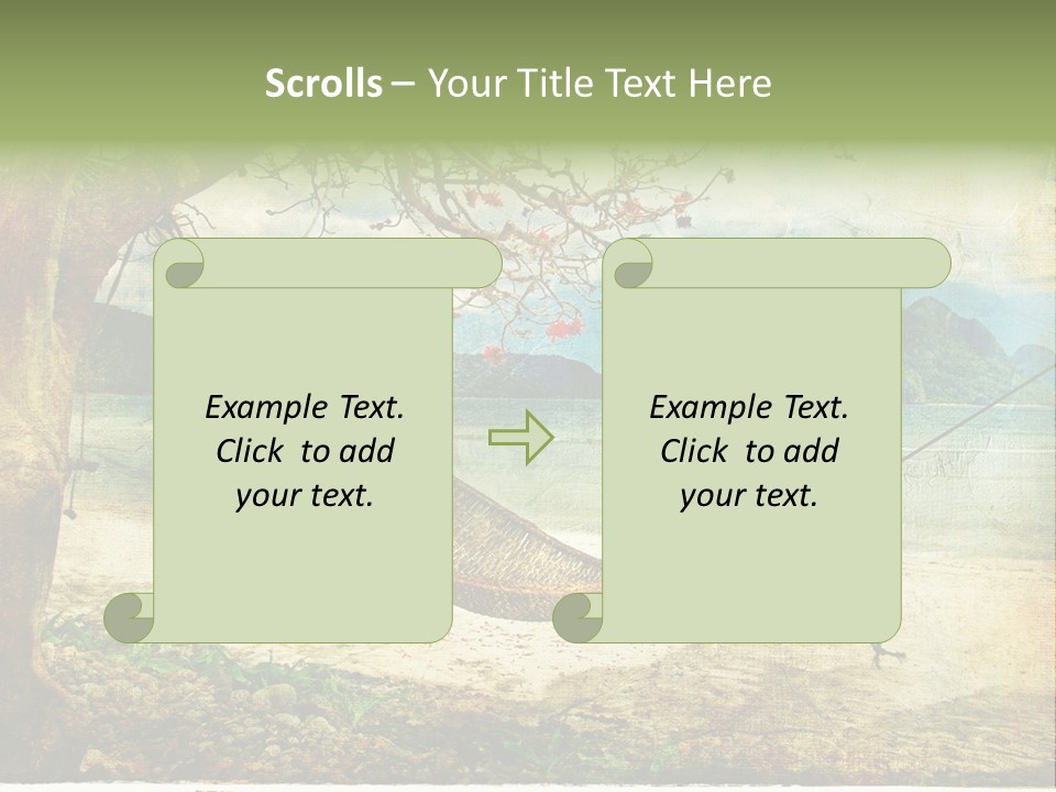 Tropical Scene PowerPoint Template