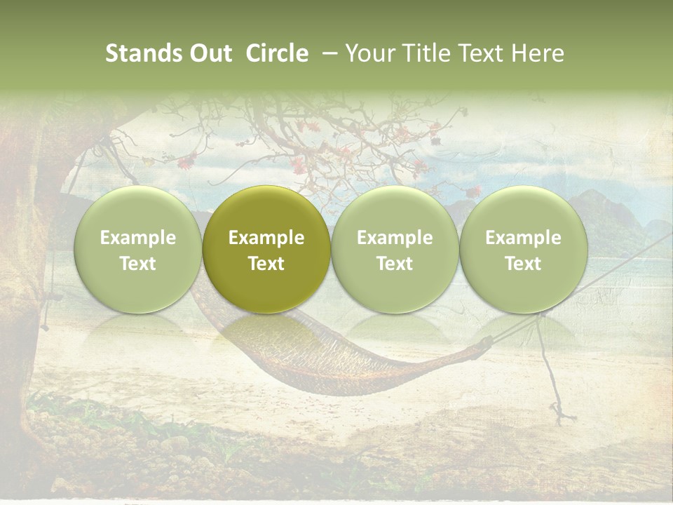 Tropical Scene PowerPoint Template