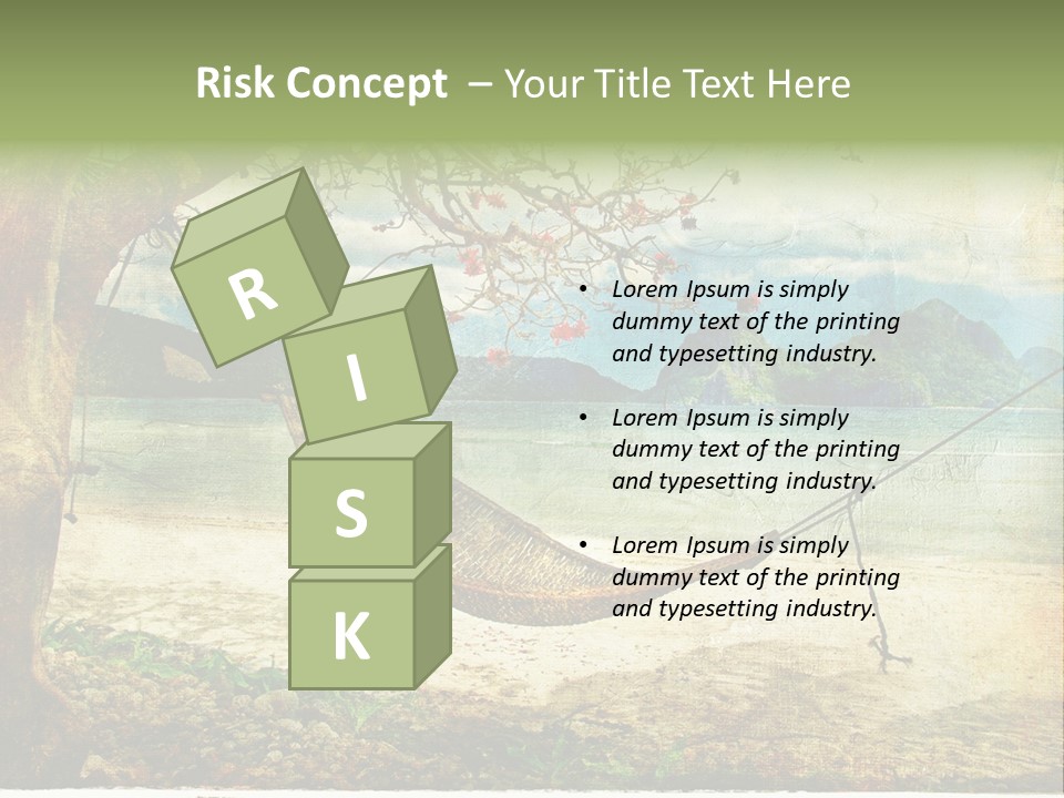 Tropical Scene PowerPoint Template