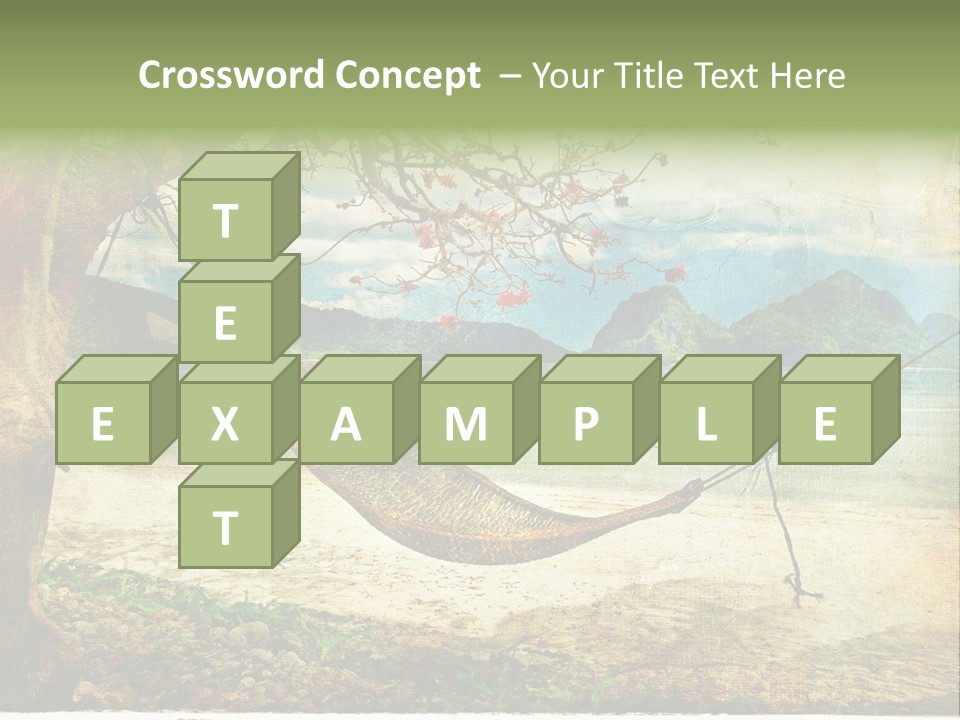 Tropical Scene PowerPoint Template