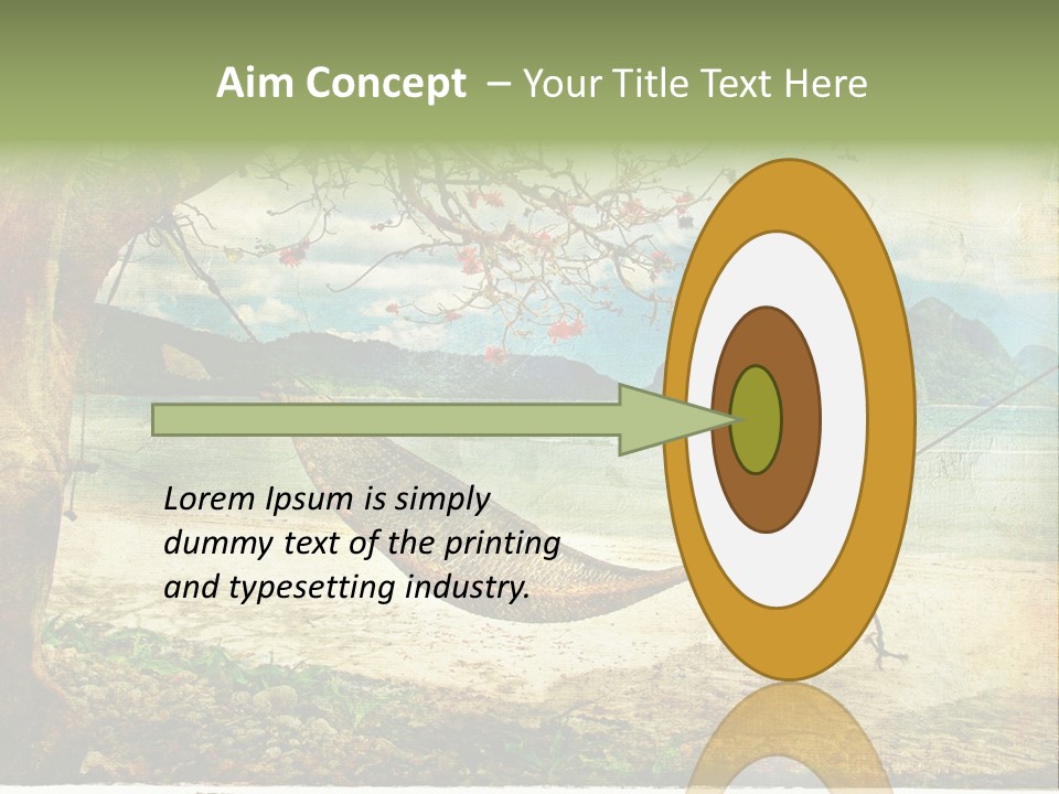 Tropical Scene PowerPoint Template