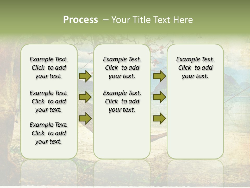 Tropical Scene PowerPoint Template