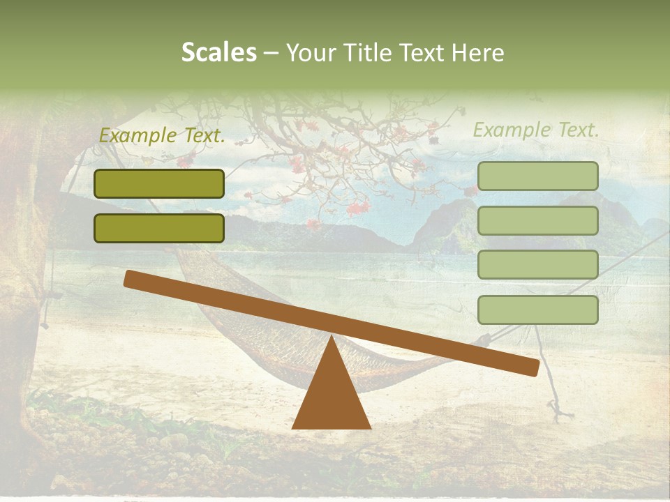 Tropical Scene PowerPoint Template