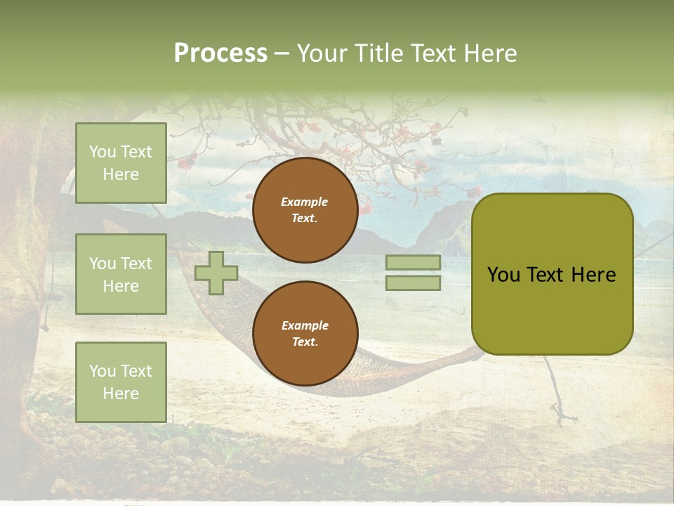 Tropical Scene PowerPoint Template