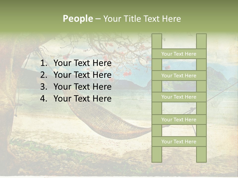 Tropical Scene PowerPoint Template