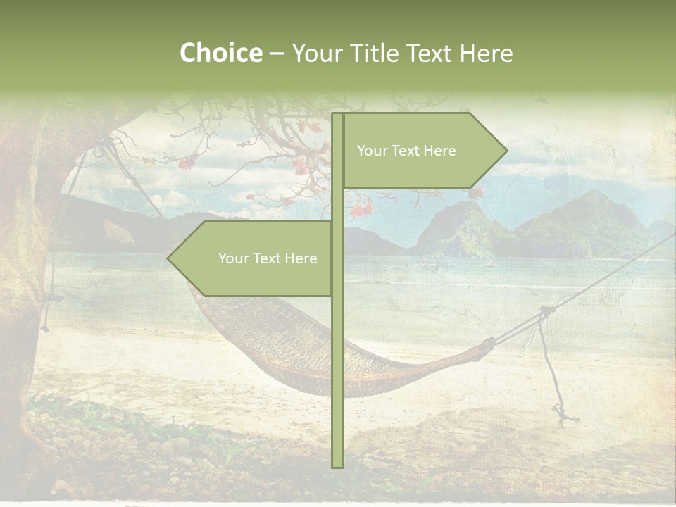 Tropical Scene PowerPoint Template