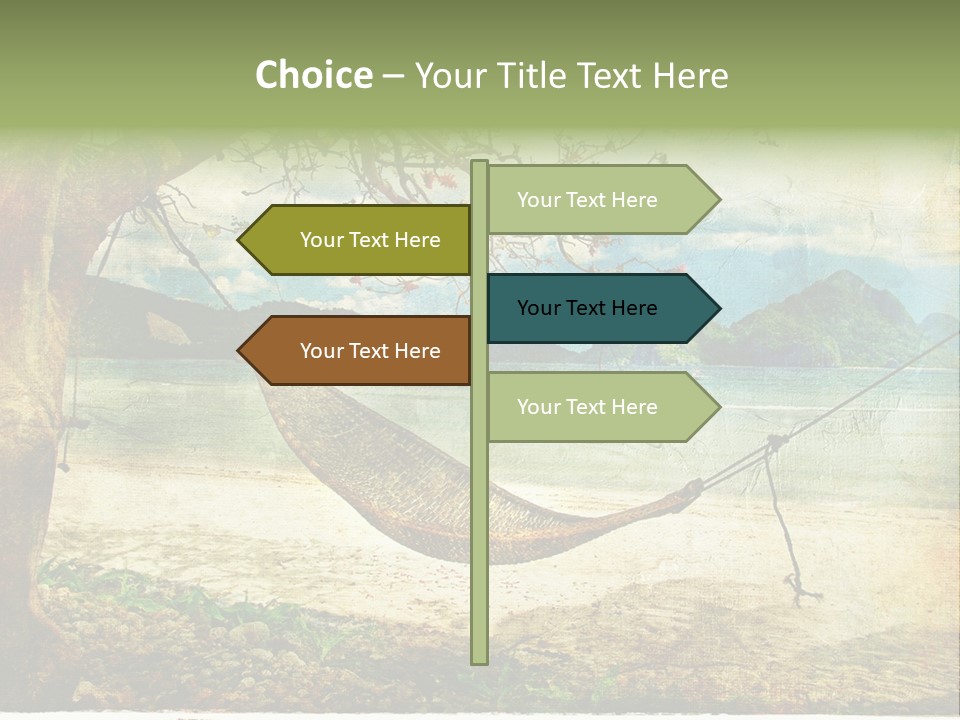 Tropical Scene PowerPoint Template