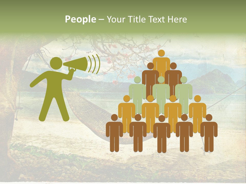 Tropical Scene PowerPoint Template