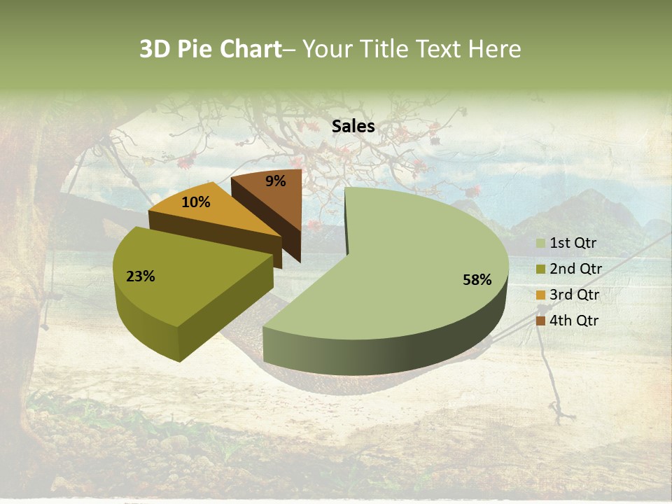 Tropical Scene PowerPoint Template