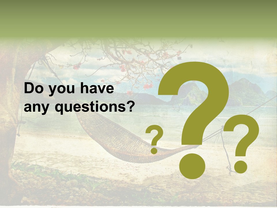 Tropical Scene PowerPoint Template