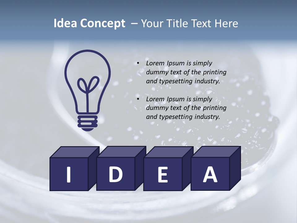 Caviar Close Up PowerPoint Template