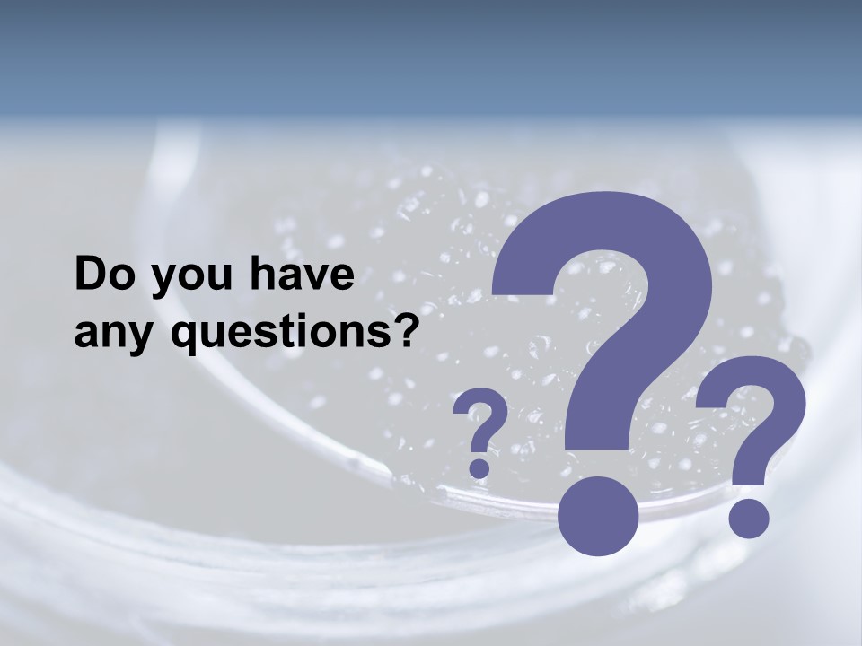 Caviar Close Up PowerPoint Template