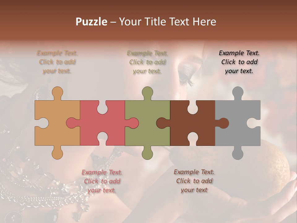 Juicy Fruit Girl PowerPoint Template