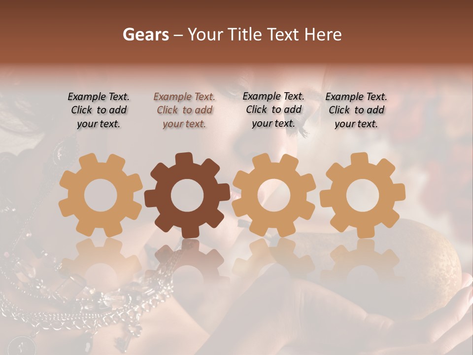 Juicy Fruit Girl PowerPoint Template