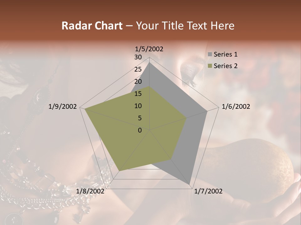 Juicy Fruit Girl PowerPoint Template