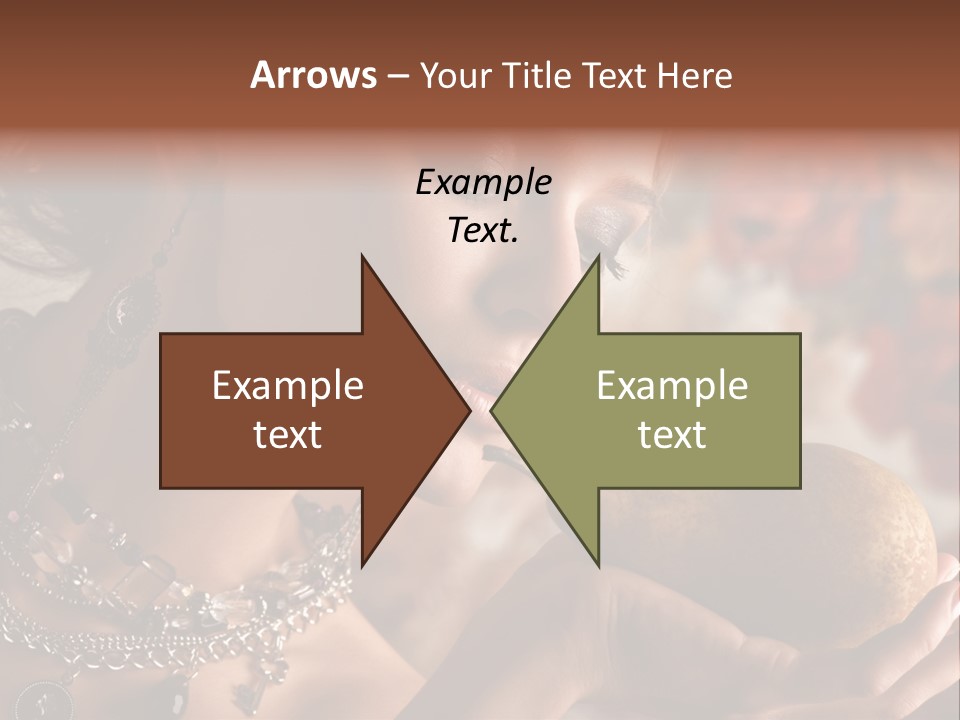 Juicy Fruit Girl PowerPoint Template