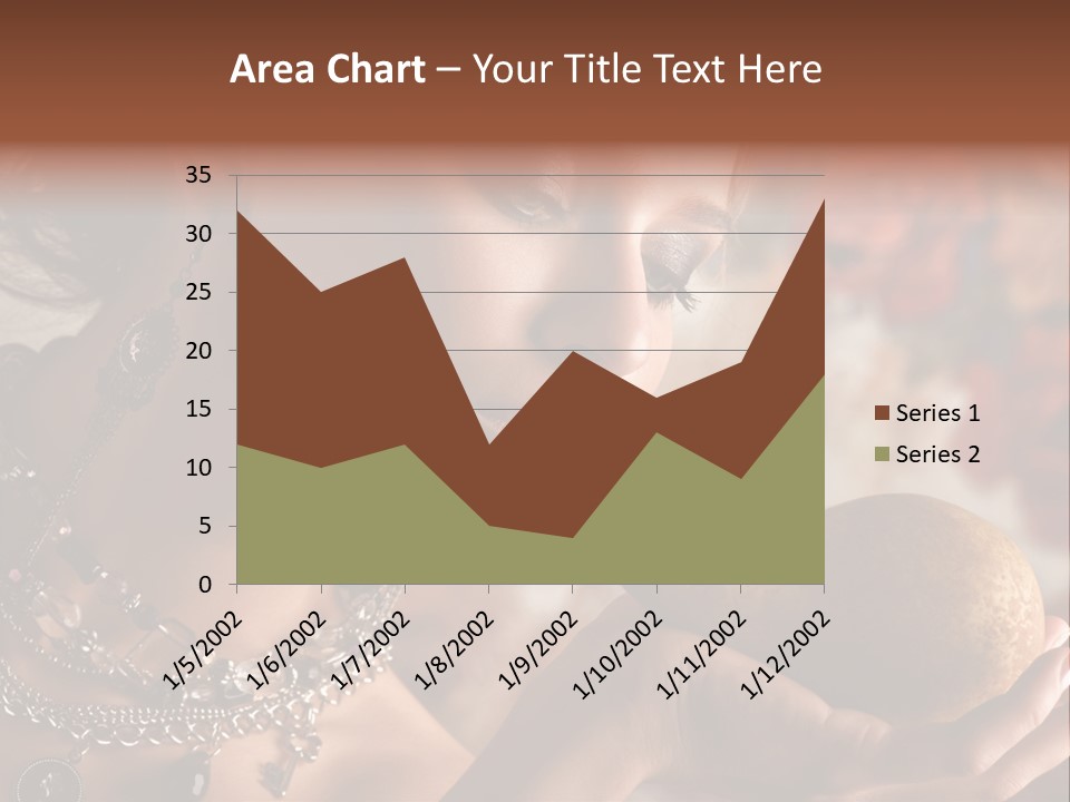 Juicy Fruit Girl PowerPoint Template