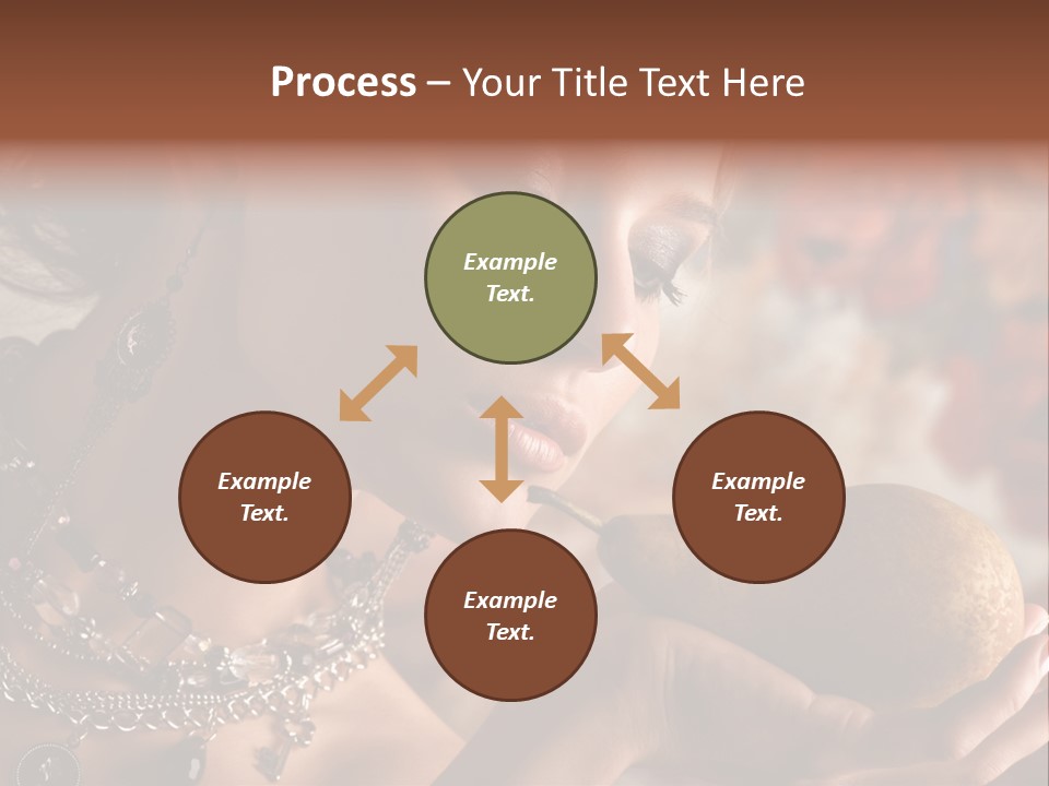 Juicy Fruit Girl PowerPoint Template