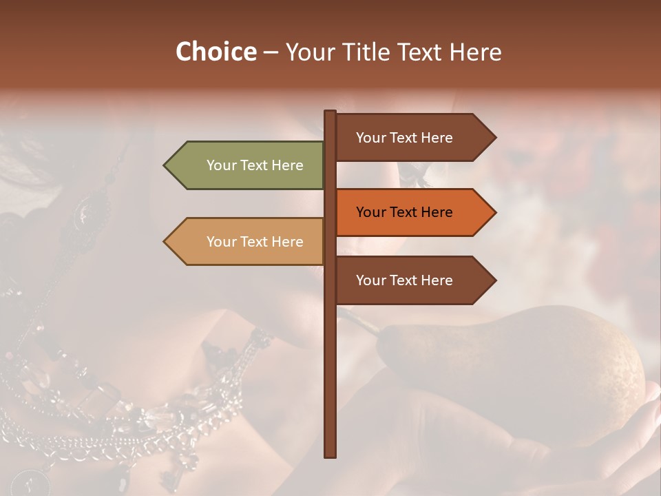 Juicy Fruit Girl PowerPoint Template