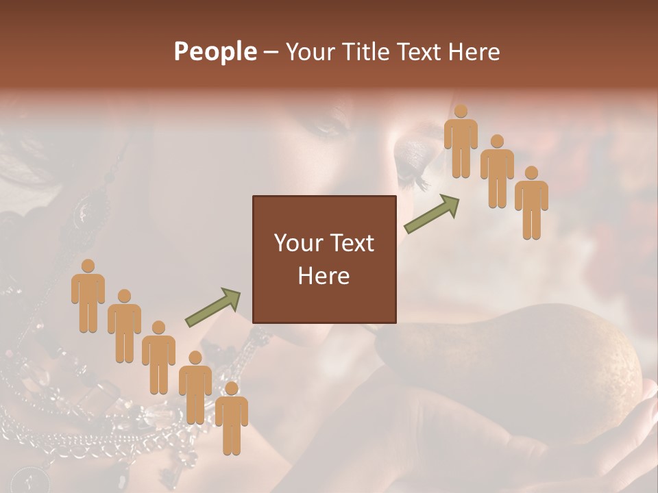 Juicy Fruit Girl PowerPoint Template