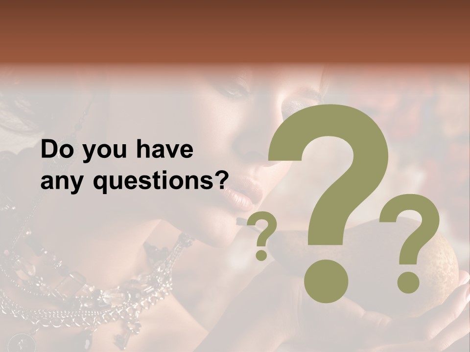 Juicy Fruit Girl PowerPoint Template