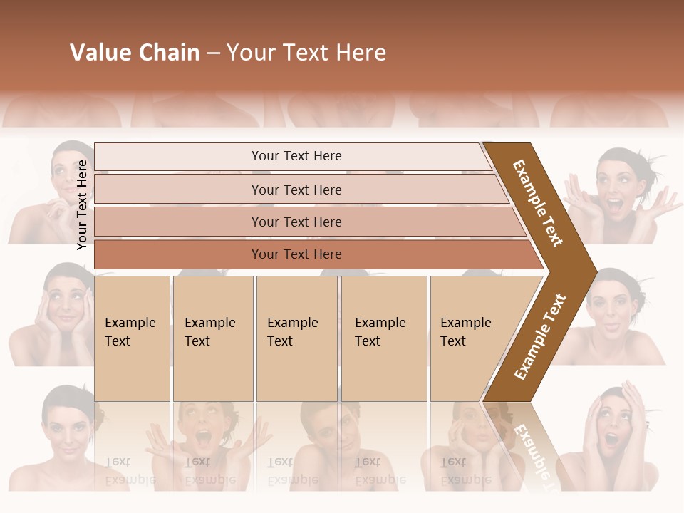 Expressions Female PowerPoint Template