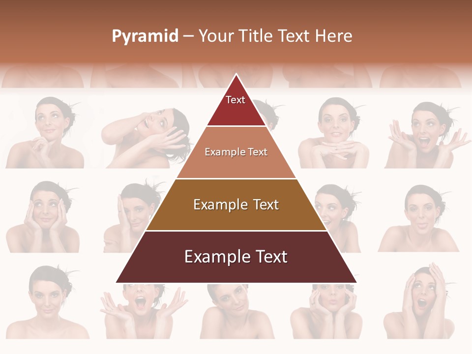 Expressions Female PowerPoint Template