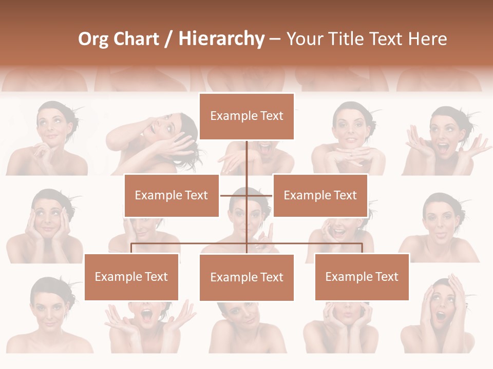 Expressions Female PowerPoint Template