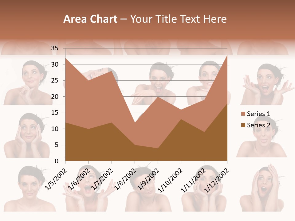 Expressions Female PowerPoint Template
