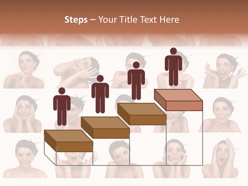 Expressions Female PowerPoint Template