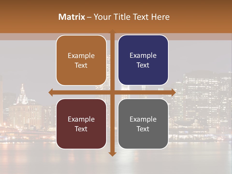 America New York City PowerPoint Template