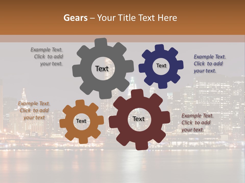 America New York City PowerPoint Template