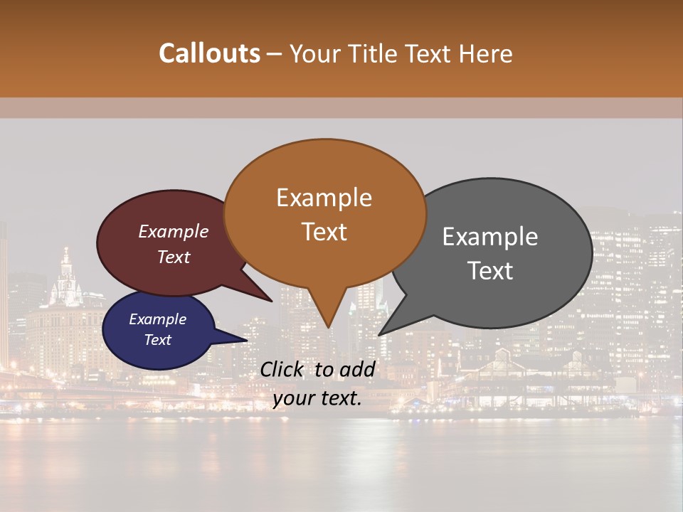 America New York City PowerPoint Template