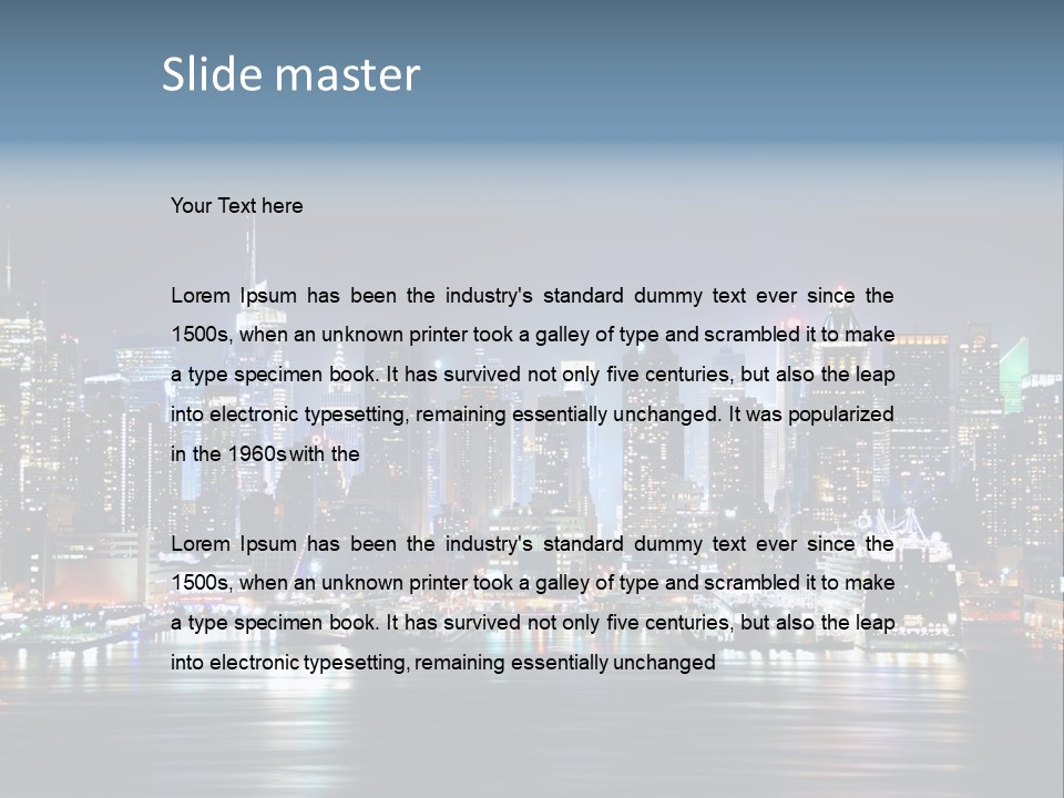 New York City PowerPoint Template