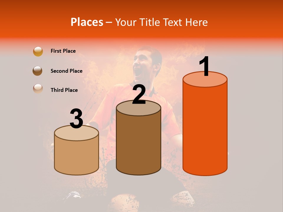 Flame Football PowerPoint Template