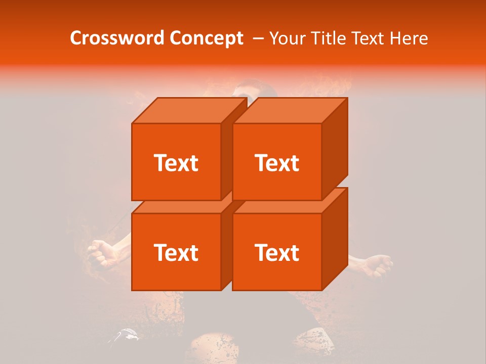 Flame Football PowerPoint Template
