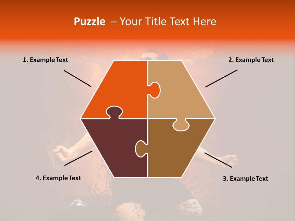 Flame Football PowerPoint Template