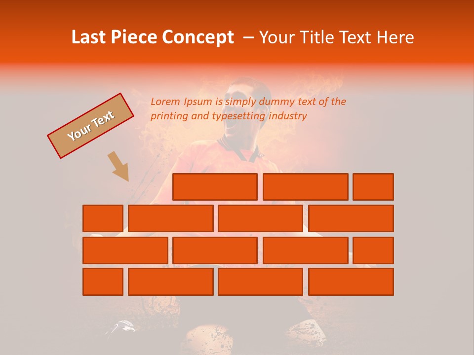 Flame Football PowerPoint Template