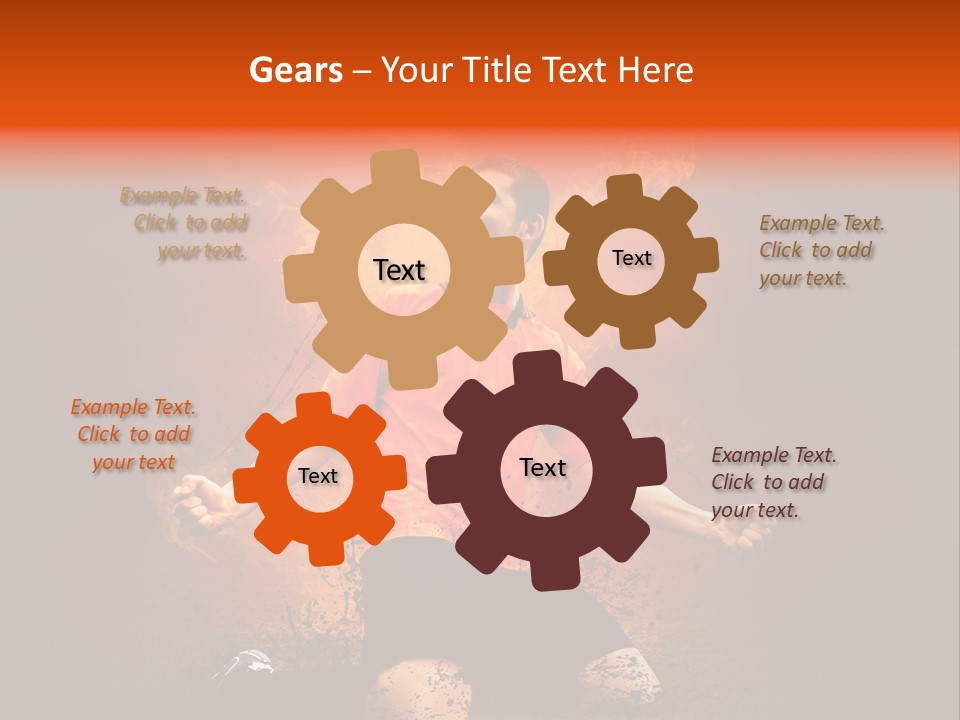 Flame Football PowerPoint Template