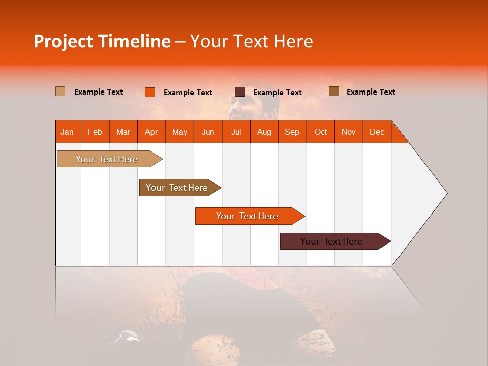 Flame Football PowerPoint Template